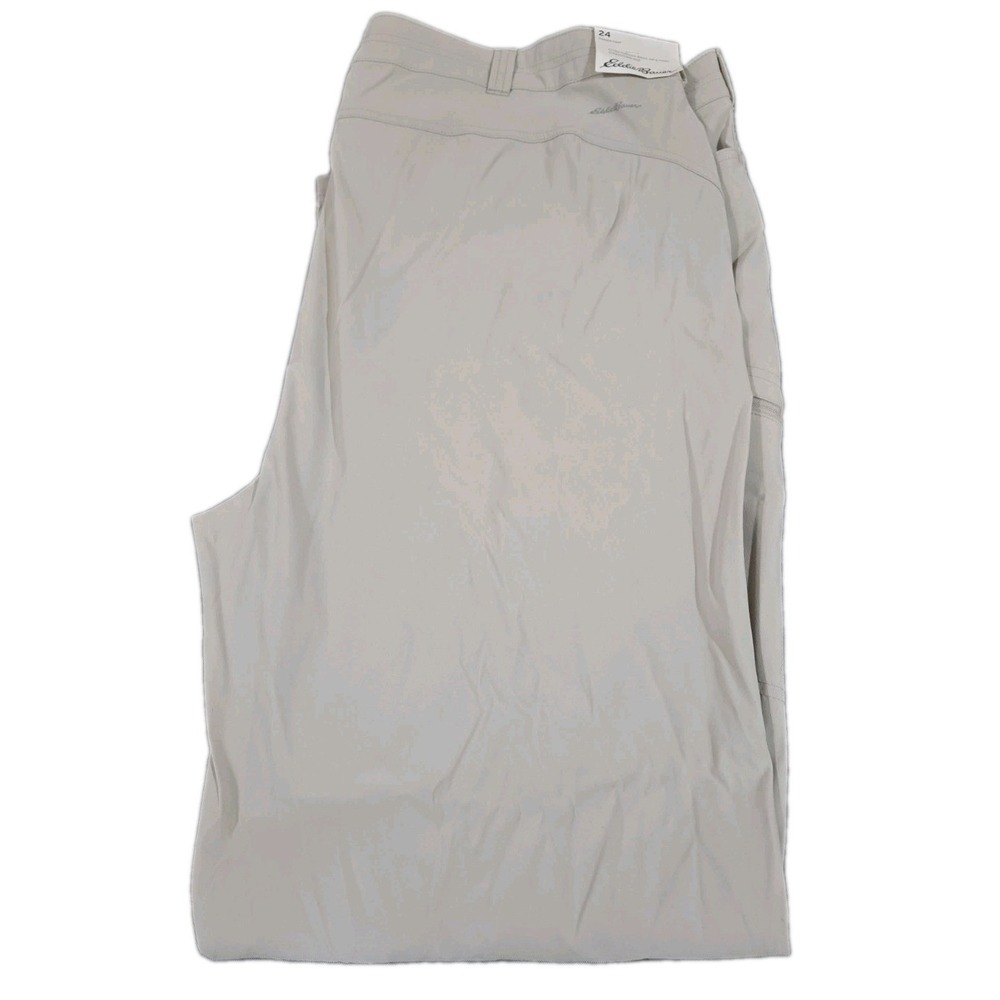 Eddie Bauer Rainier Pants Womens 24W Plus Size Gray Stretch Hiking Outdoor Activ